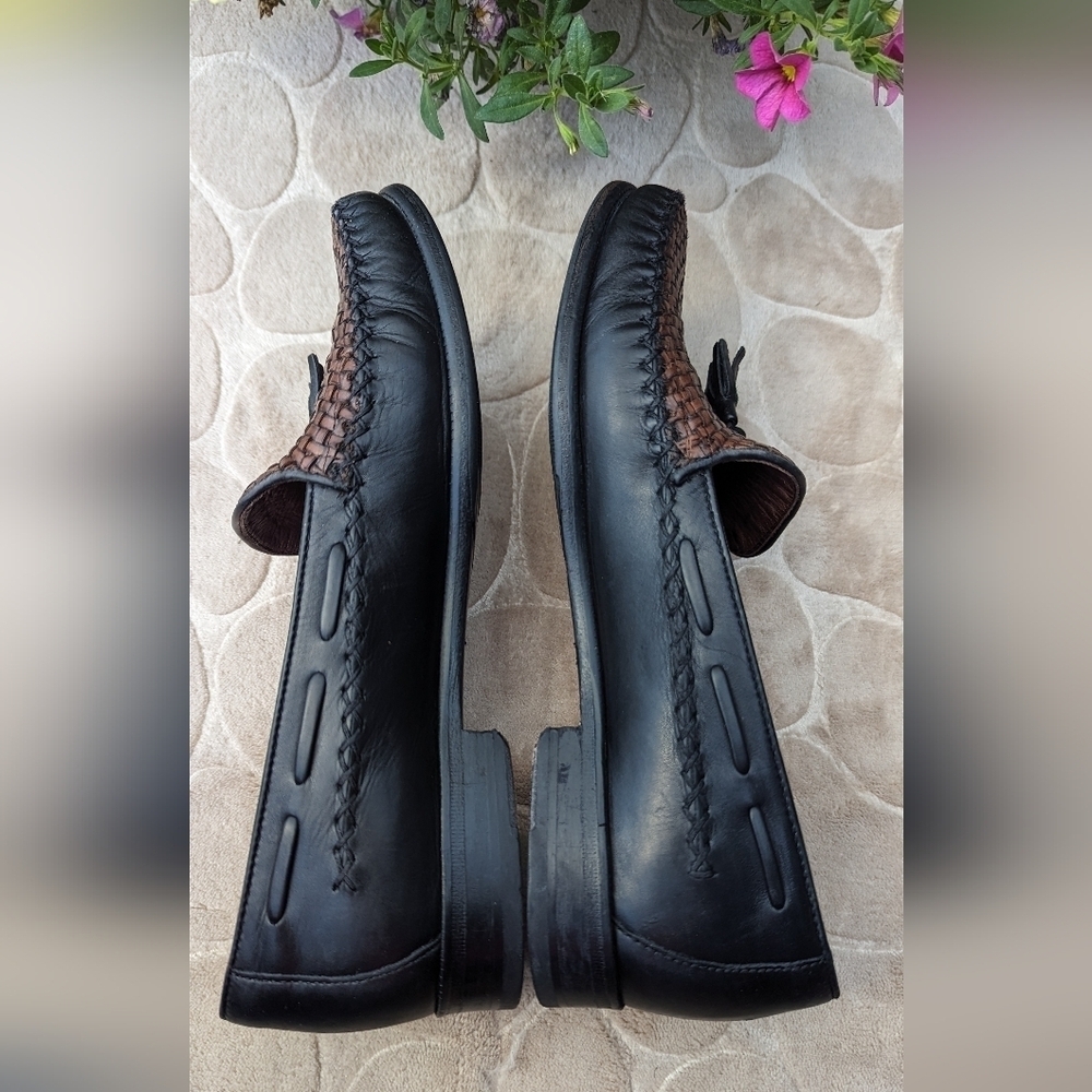 Cole Haan Brown and Black Loafers - Picture 8 of 12